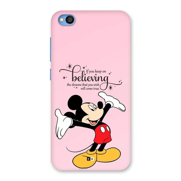 Believing Dreams Back Case for Redmi Go