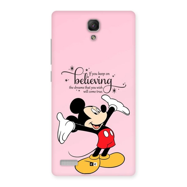 Believing Dreams Back Case for Redmi Note