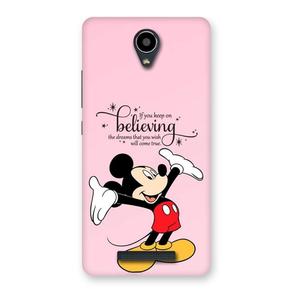 Believing Dreams Back Case for Redmi Note 2