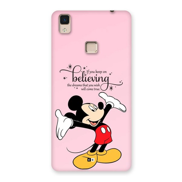 Believing Dreams Back Case for V3 Max