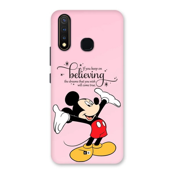 Believing Dreams Back Case for Vivo U20