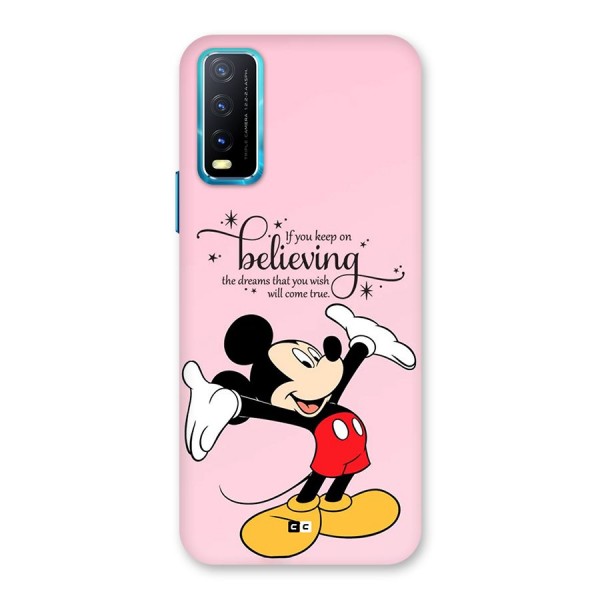 Believing Dreams Back Case for Vivo Y20s