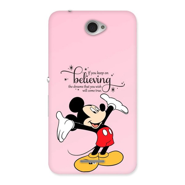 Believing Dreams Back Case for Xperia E4