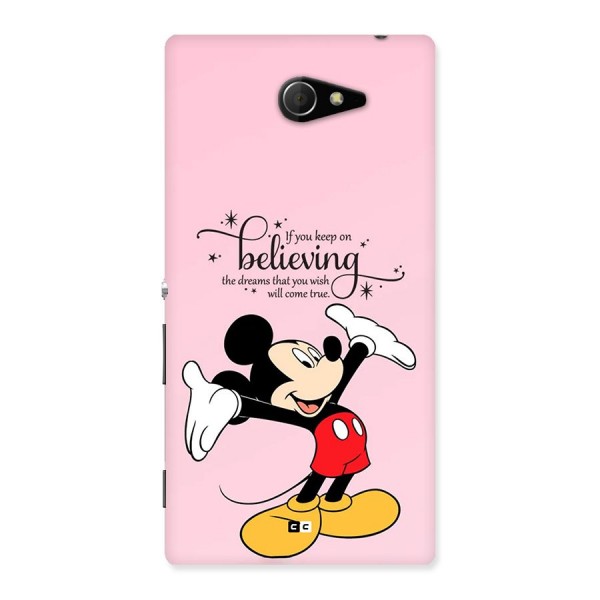 Believing Dreams Back Case for Xperia M2