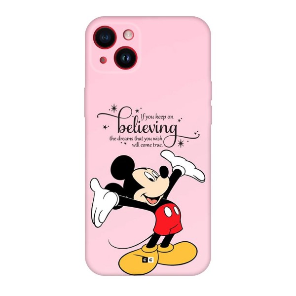 Believing Dreams Back Case for iPhone 14 Plus