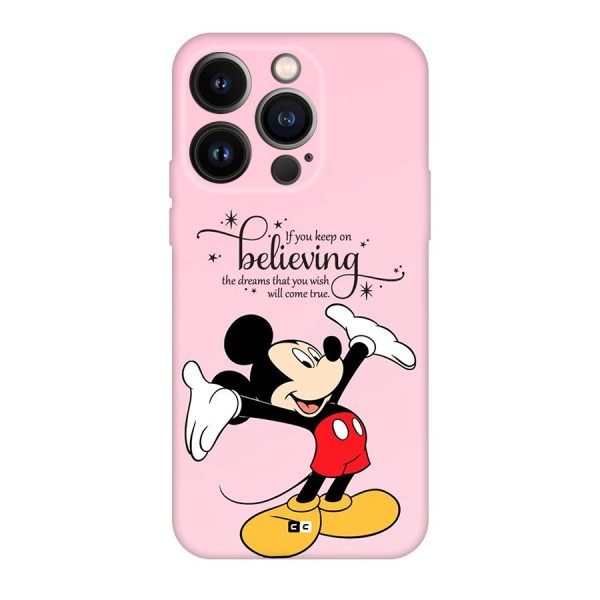 Believing Dreams Back Case for iPhone 14 Pro