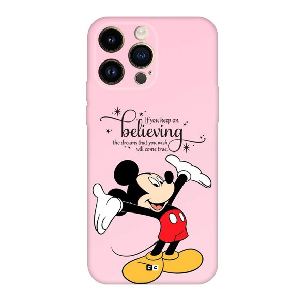 Believing Dreams Back Case for iPhone 14 Pro Max