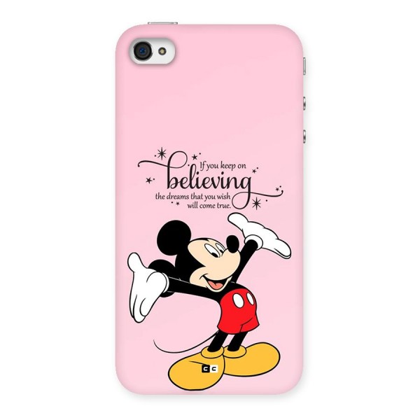 Believing Dreams Back Case for iPhone 4 4s