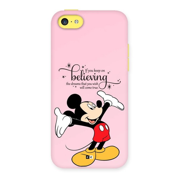 Believing Dreams Back Case for iPhone 5C