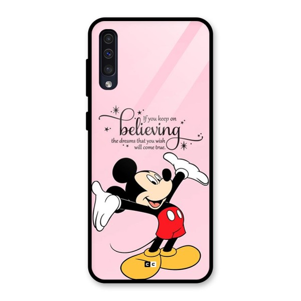 Believing Dreams Glass Back Case for Galaxy A30s