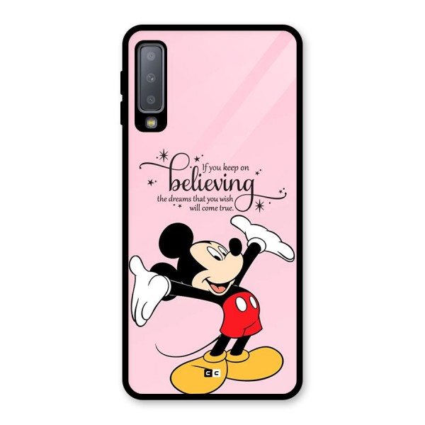 Believing Dreams Glass Back Case for Galaxy A7 (2018)