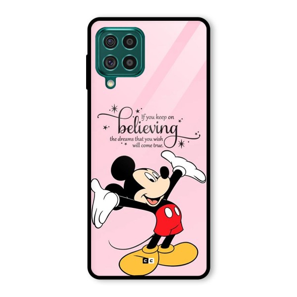 Believing Dreams Glass Back Case for Galaxy F62