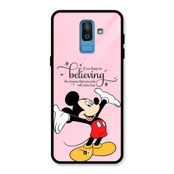 Believing Dreams Glass Back Case for Galaxy J8