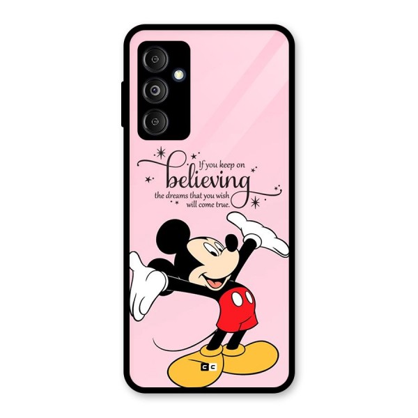 Believing Dreams Glass Back Case for Galaxy M14 5G