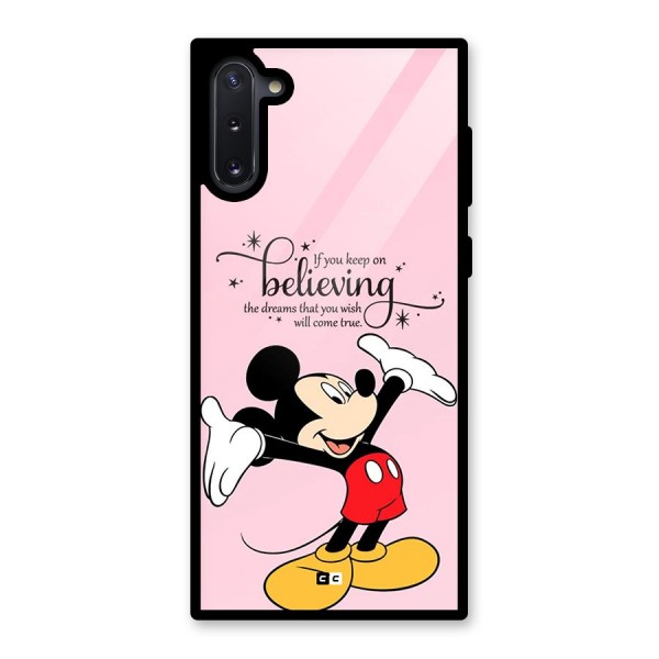 Believing Dreams Glass Back Case for Galaxy Note 10