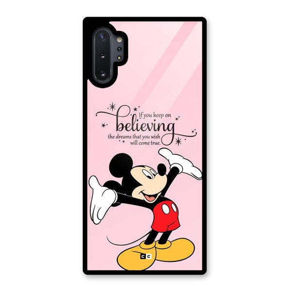 Believing Dreams Glass Back Case for Galaxy Note 10 Plus