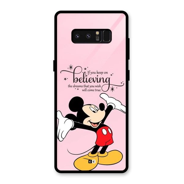 Believing Dreams Glass Back Case for Galaxy Note 8