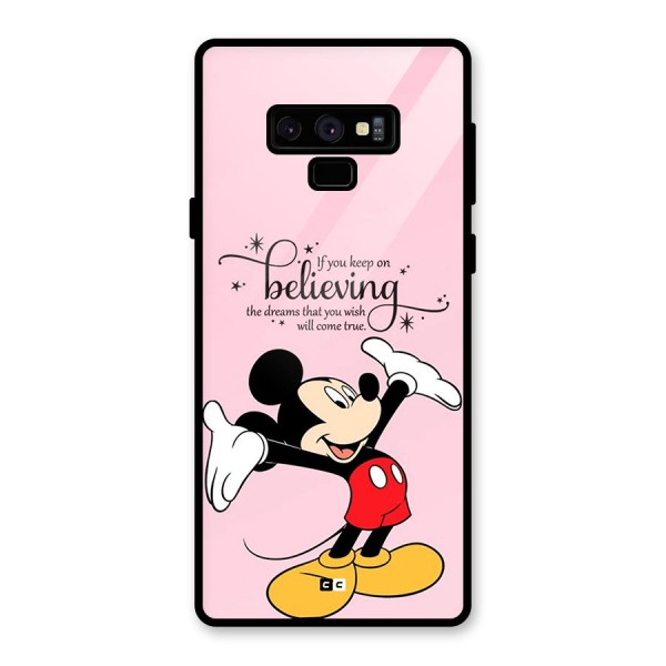 Believing Dreams Glass Back Case for Galaxy Note 9