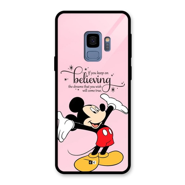 Believing Dreams Glass Back Case for Galaxy S9