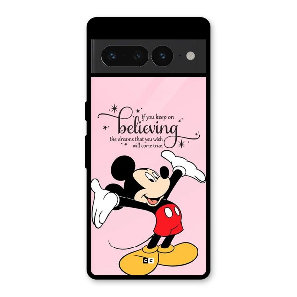 Believing Dreams Glass Back Case for Google Pixel 7 Pro