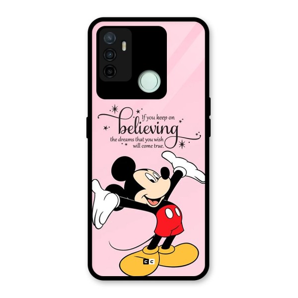 Believing Dreams Glass Back Case for Oppo A53