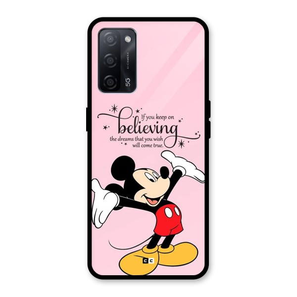 Believing Dreams Glass Back Case for Oppo A53s 5G