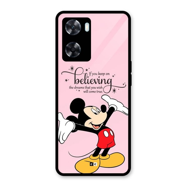 Believing Dreams Glass Back Case for Oppo A77s