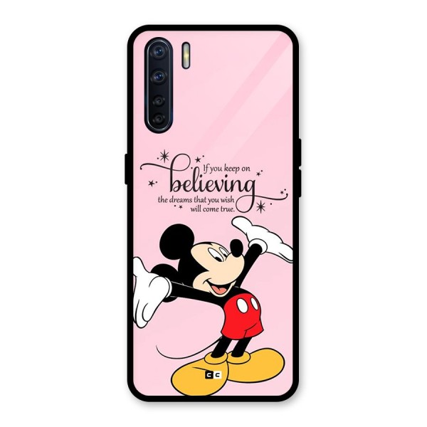 Believing Dreams Glass Back Case for Oppo F15