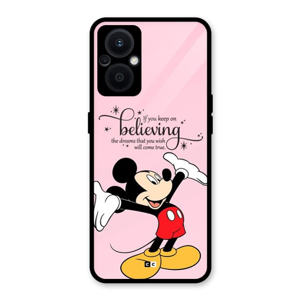 Believing Dreams Glass Back Case for Oppo F21s Pro 5G