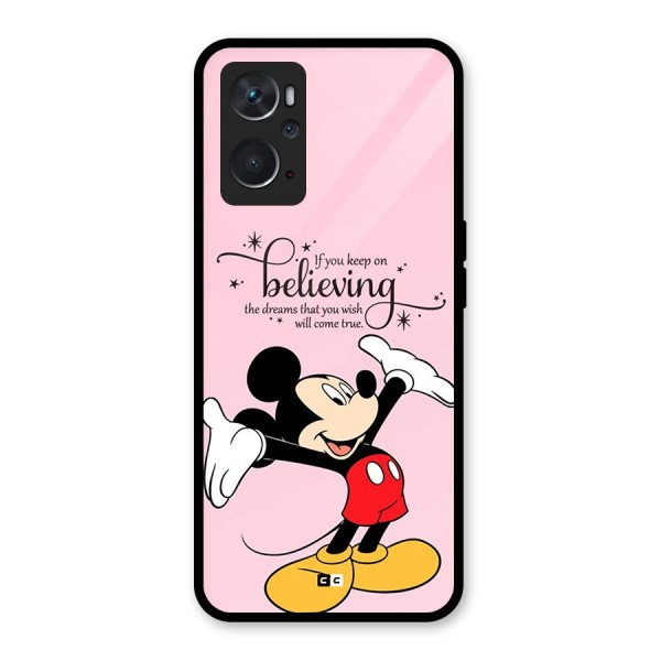 Believing Dreams Glass Back Case for Oppo K10 4G