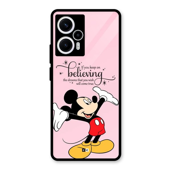 Believing Dreams Glass Back Case for Poco F5