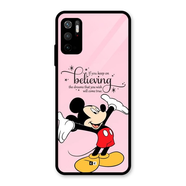 Believing Dreams Glass Back Case for Poco M3 Pro 5G