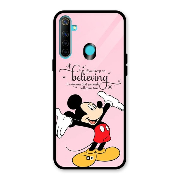 Believing Dreams Glass Back Case for Realme 5