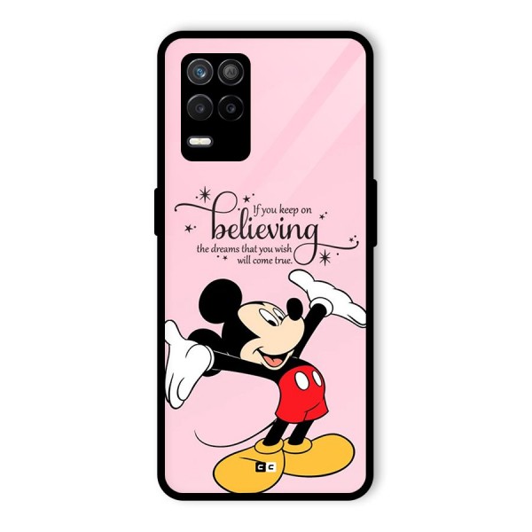 Believing Dreams Glass Back Case for Realme 8 5G