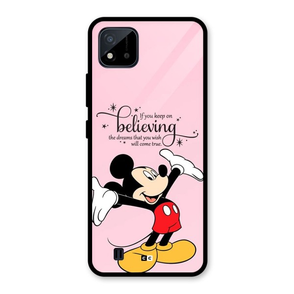 Believing Dreams Glass Back Case for Realme C11 2021