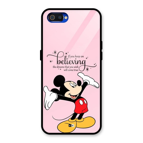 Believing Dreams Glass Back Case for Realme C2