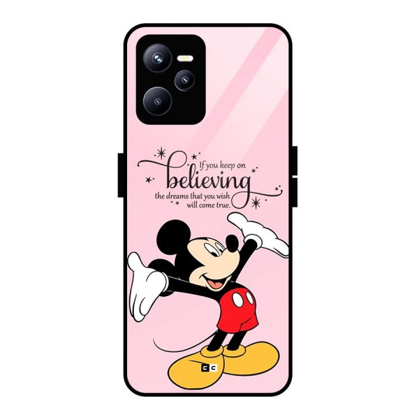 Believing Dreams Glass Back Case for Realme C35