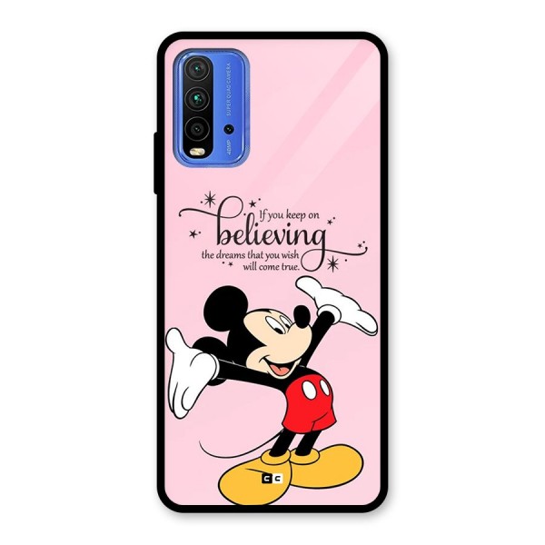 Believing Dreams Glass Back Case for Redmi 9 Power