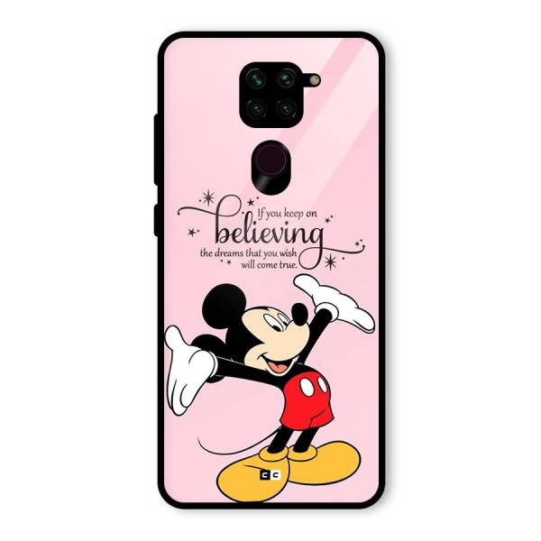 Believing Dreams Glass Back Case for Redmi Note 9