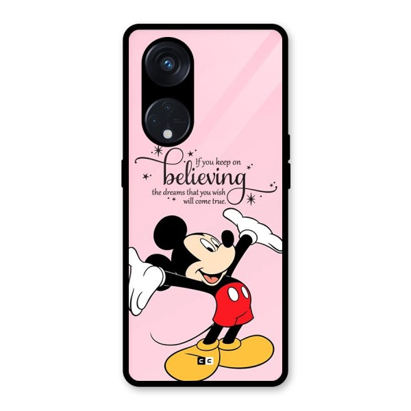 Believing Dreams Glass Back Case for Reno8 T 5G