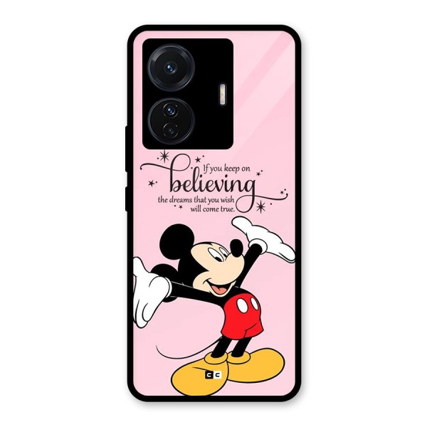 Believing Dreams Glass Back Case for Vivo T1 Pro