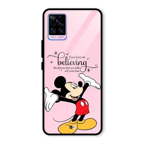 Believing Dreams Glass Back Case for Vivo V20 Pro