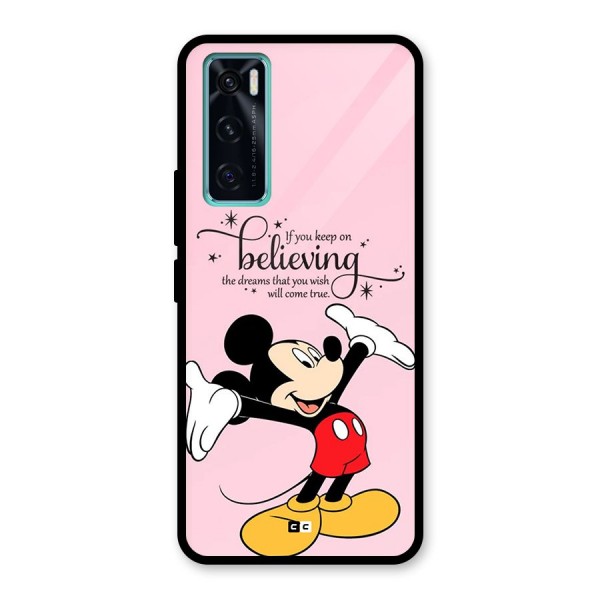 Believing Dreams Glass Back Case for Vivo V20 SE