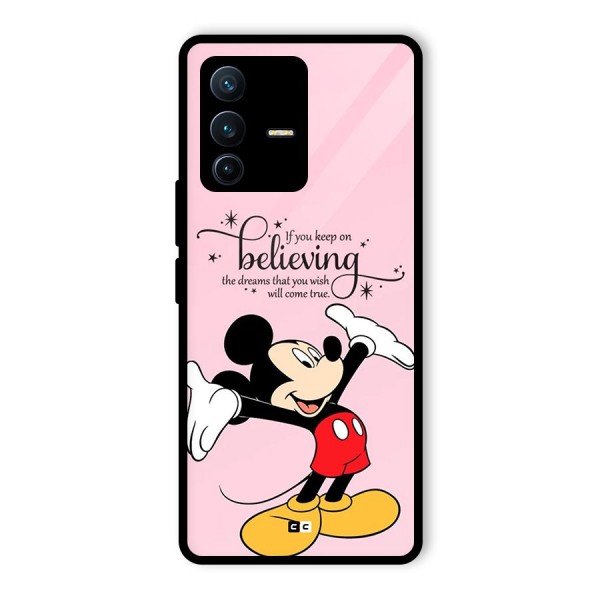 Believing Dreams Glass Back Case for Vivo V23 Pro