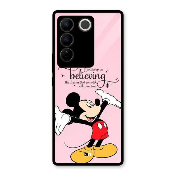 Believing Dreams Glass Back Case for Vivo V27 Pro