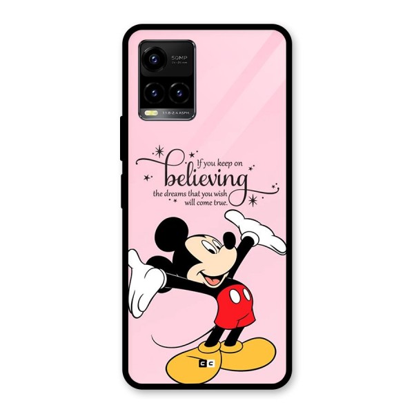 Believing Dreams Glass Back Case for Vivo Y21A