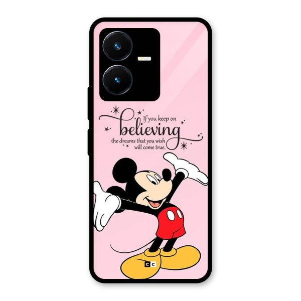 Believing Dreams Glass Back Case for Vivo Y22