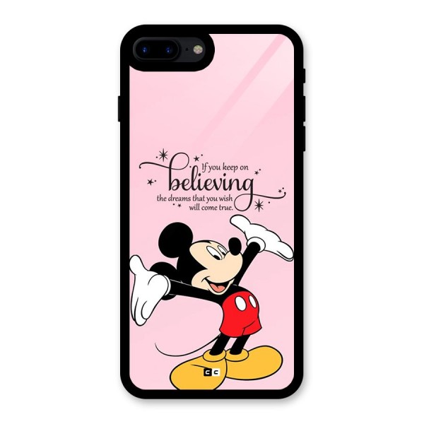 Believing Dreams Glass Back Case for iPhone 7 Plus