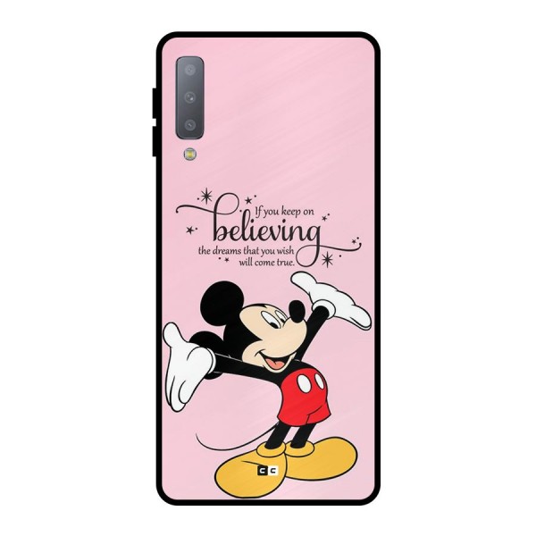 Believing Dreams Metal Back Case for Galaxy A7 (2018)