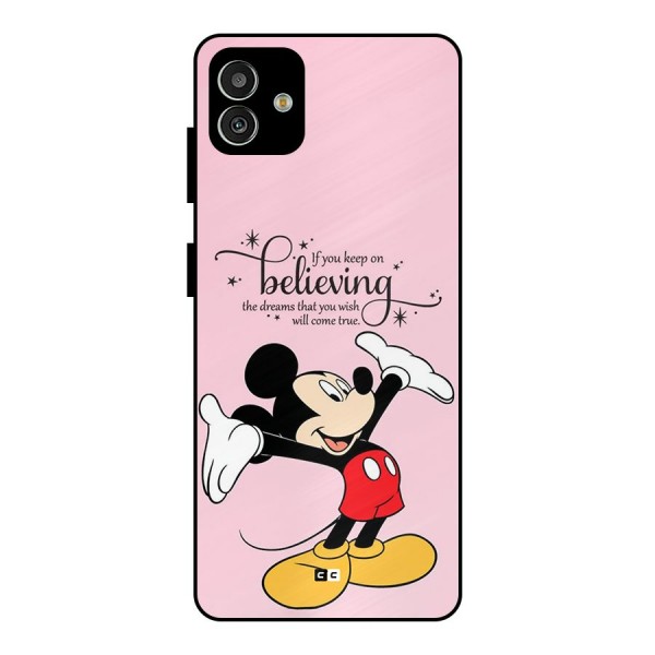 Believing Dreams Metal Back Case for Galaxy M13 5G